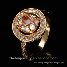 Round Shape Yellow Gold Wedding Rings For Wholesale